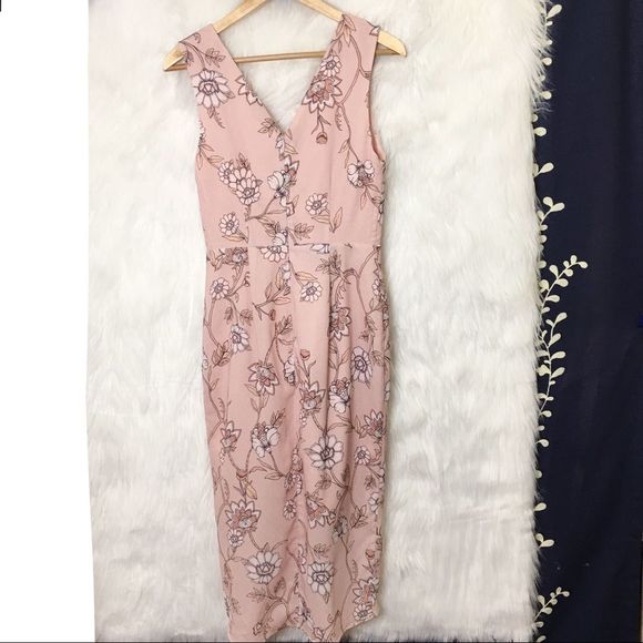 Cooper St Fiorella Floral Draped Sheath Dress - Picture 4 of 7